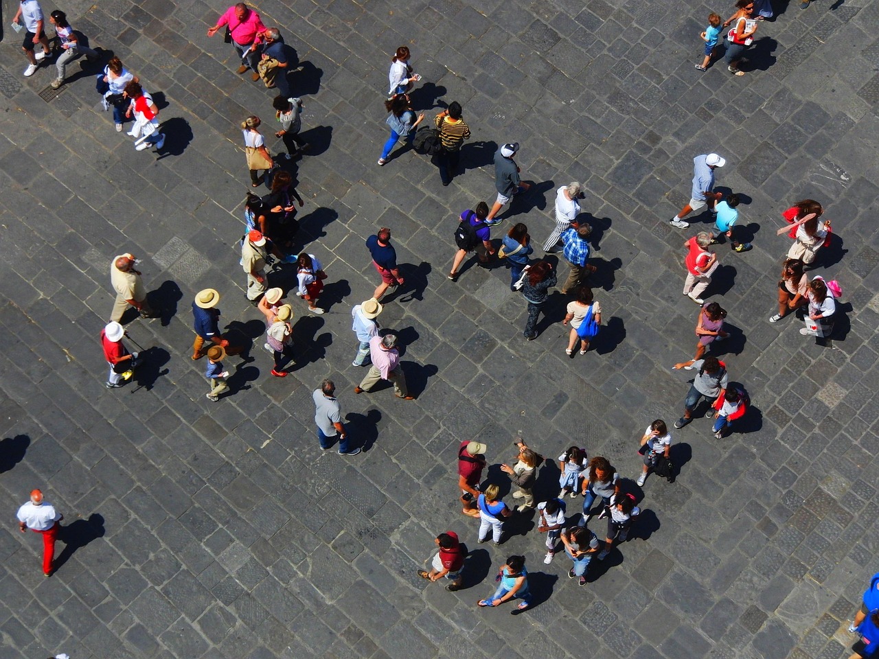 Beautiful street view of Florence
